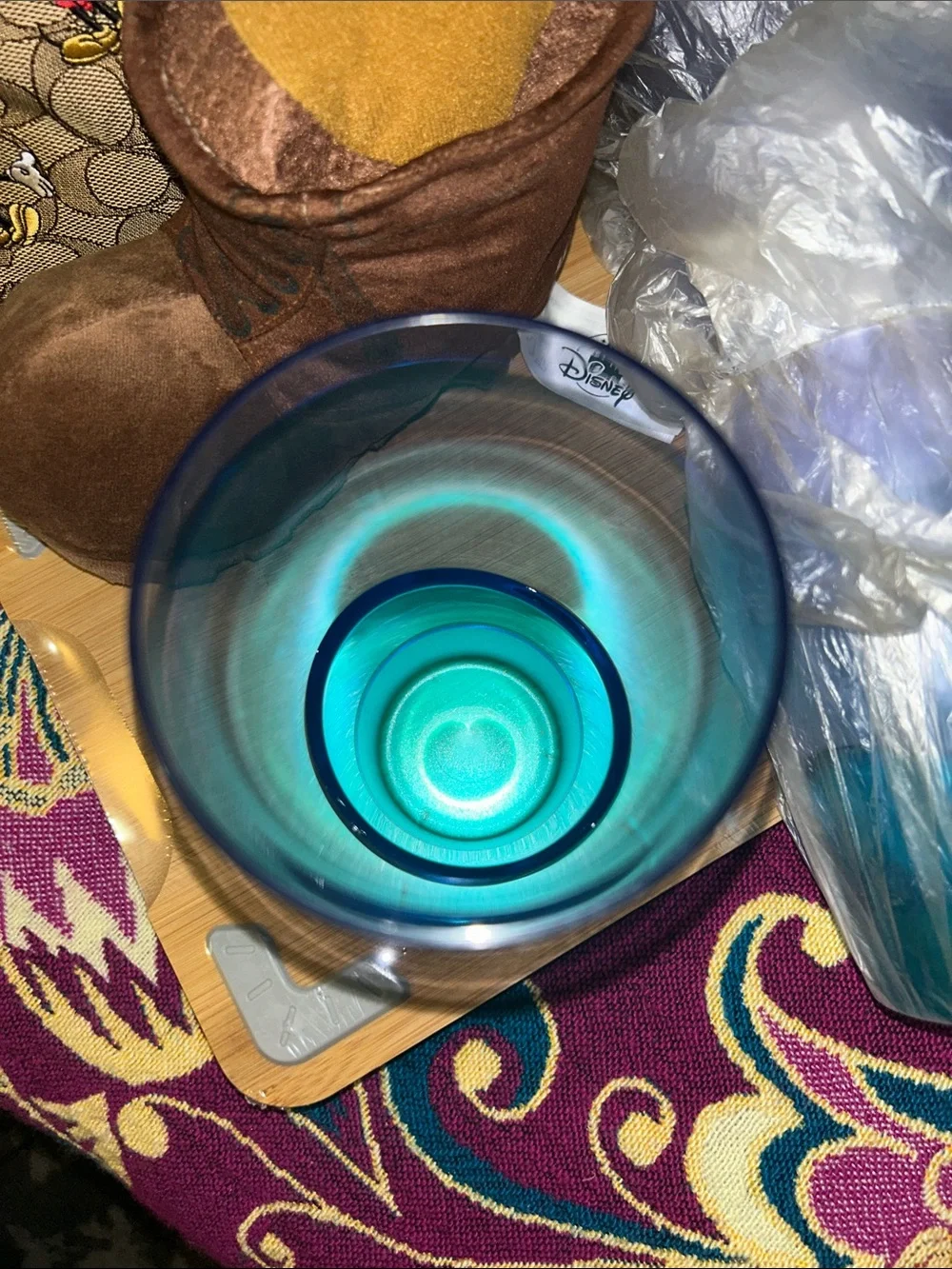 NWT Tupperware Blue and Green Translucent Tumblers set of four - Picture 5 of 9